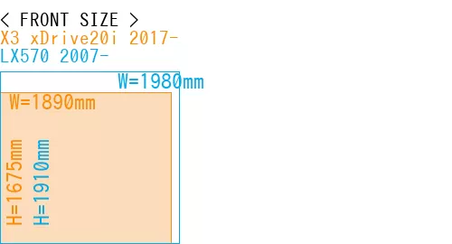 #X3 xDrive20i 2017- + LX570 2007-